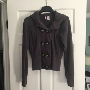 Nordstrom Grey-Blue Hooded Jacket